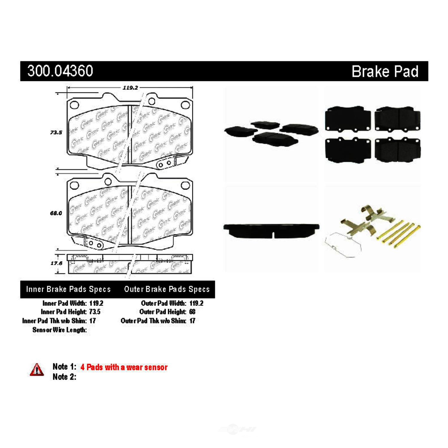 BR KLO TOY L/C 90 4 RUNNER 95-04 F