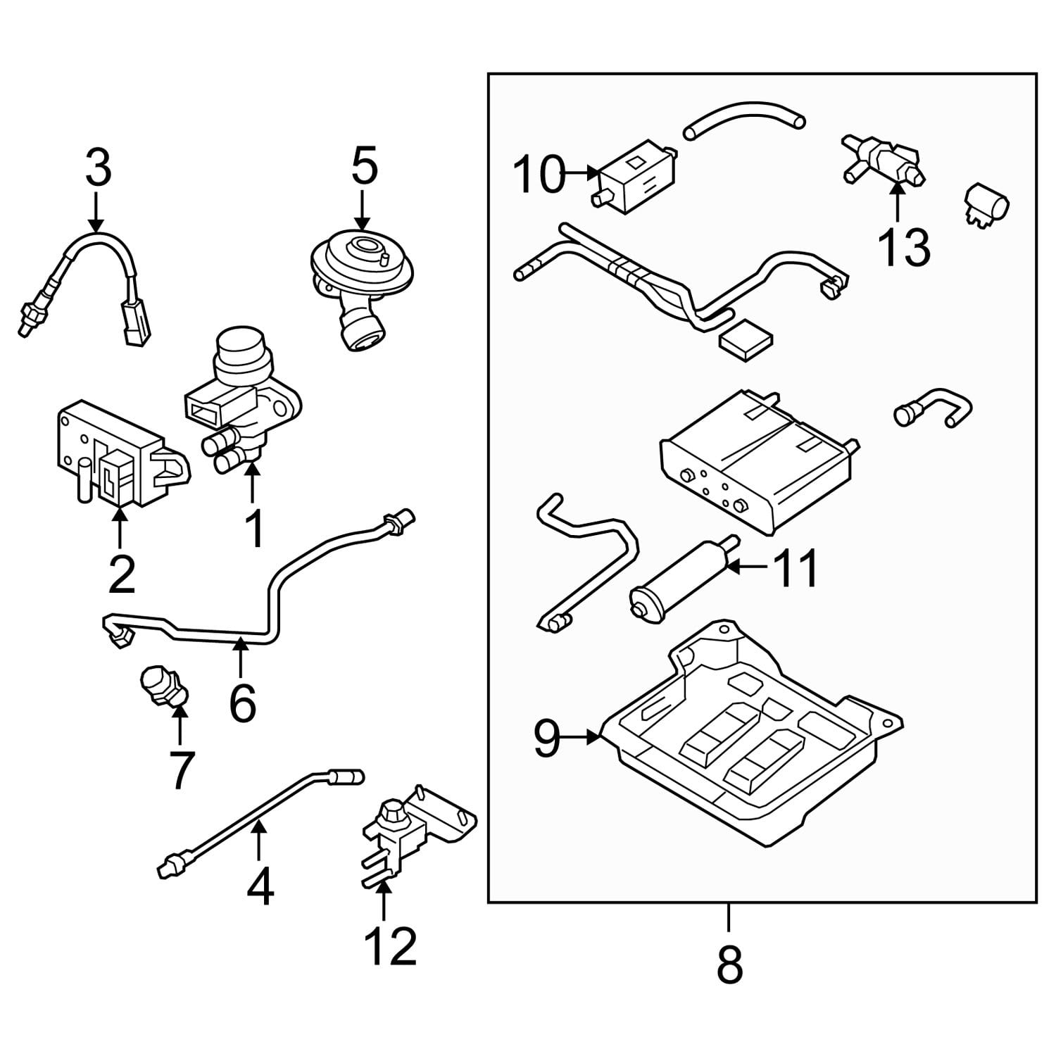 EGR RÖR NIPPILL EXPLORER 02 4,6L