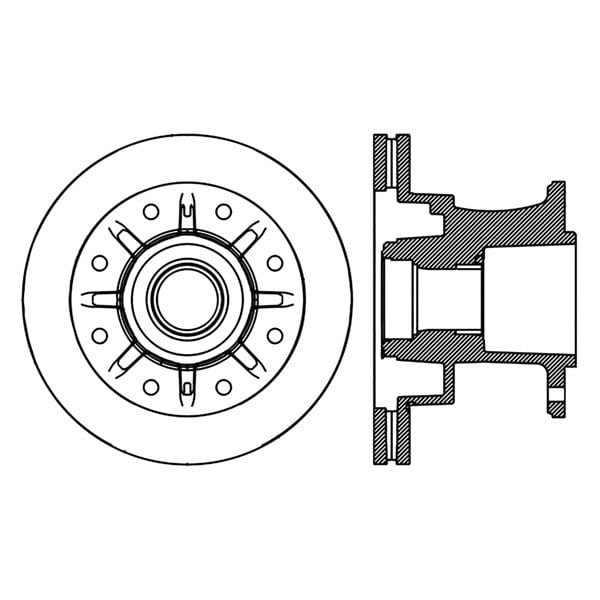 BR DISK FO F-350 07-12 DRW 4X2 F