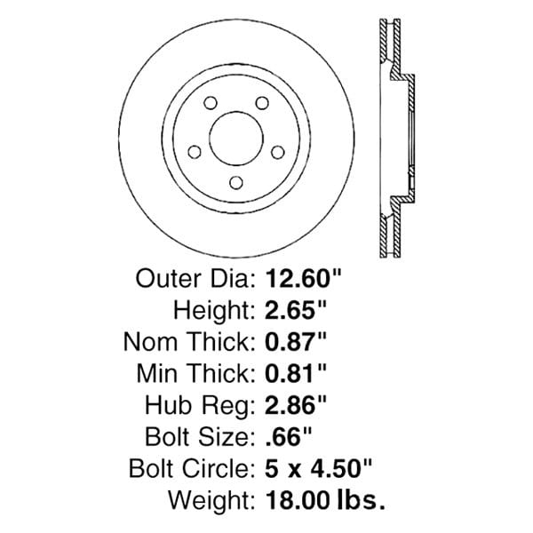 BR DISK DO MAGNUM 05-09 KÆLD R/T A